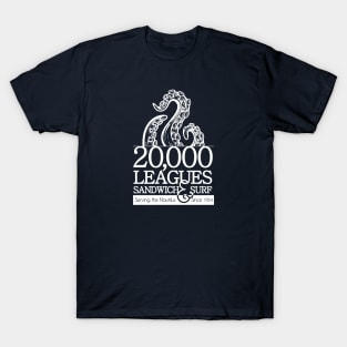 20,000 Leagues Sandwich and Surf T-Shirt